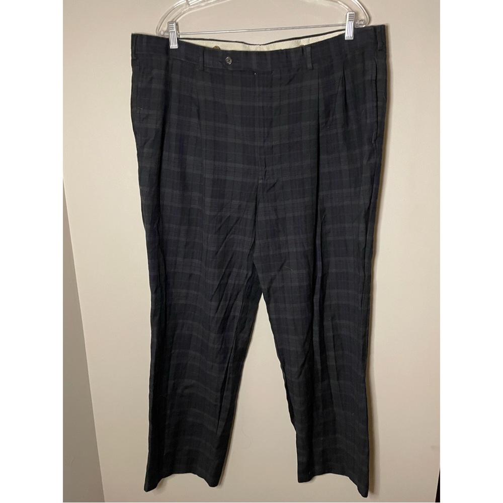 Vintage Wool Plaid Pants
